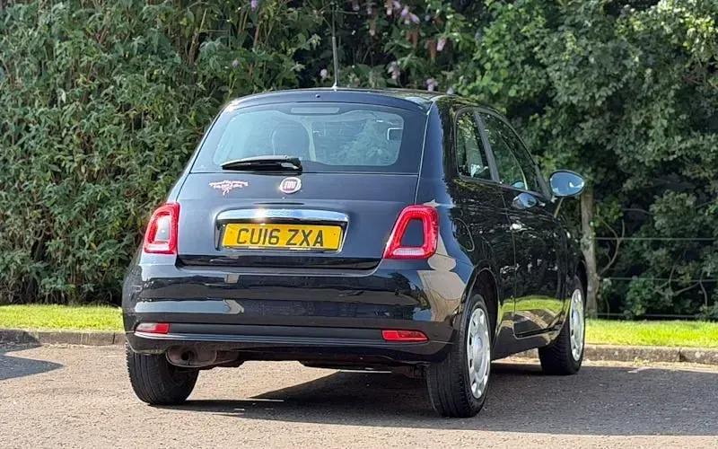 Used Fiat 500 Pop 69 HP (50 kW) 2016 Black Hatchback