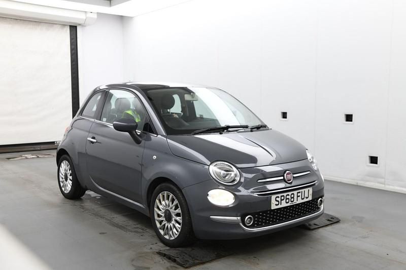 Used Fiat 500 Lounge 69 HP (50 kW) 2018 Grey Hatchback