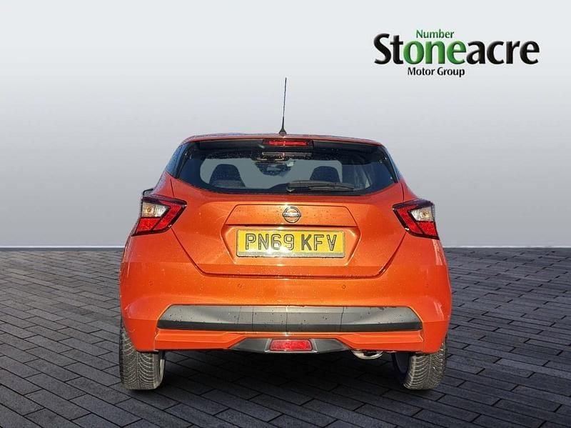 Used Nissan Micra Acenta 100 HP (73 kW) 2019 Orange Hatchback