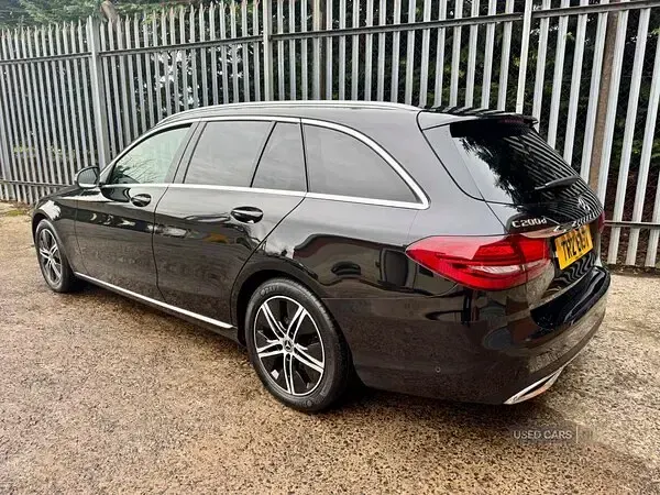 Used Mercedes C200 2019 Black Estate