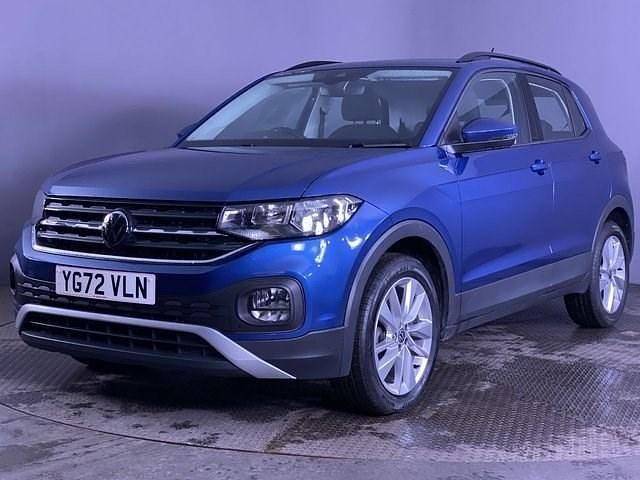 Used VW T-Cross SE 95 HP (69 kW) 2022 Blue SUV