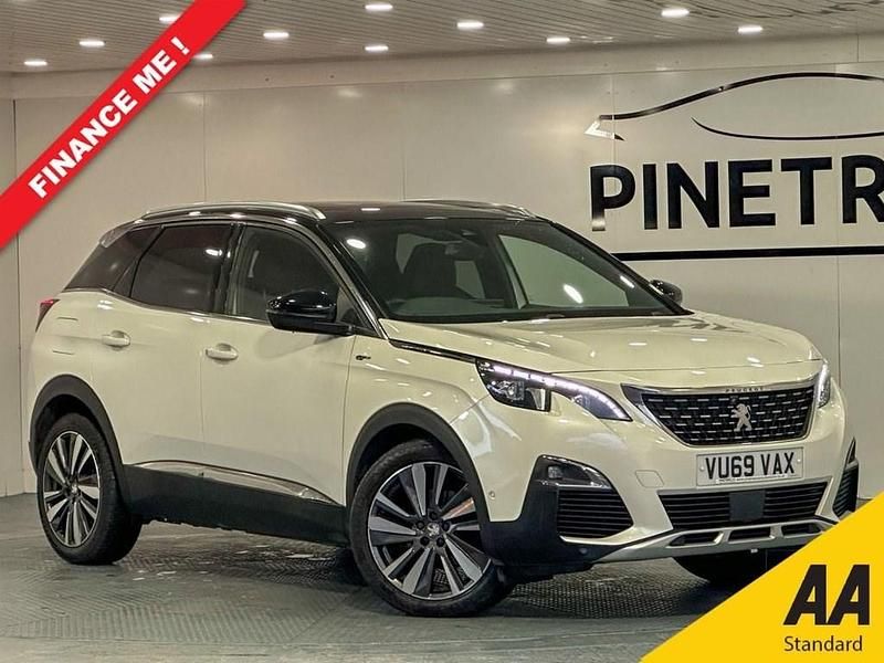 White Used 2019 Peugeot 3008 GT SUV | £12,999 (Fair price) - Image 1/3