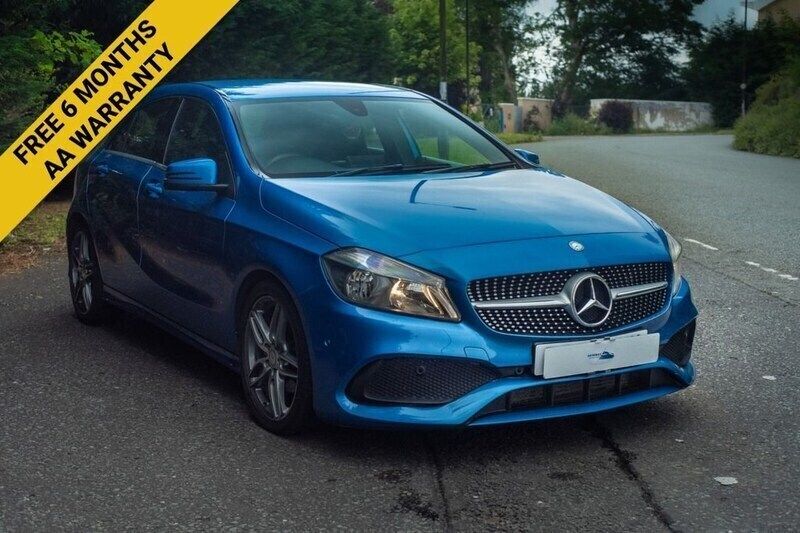 Blue Used 2016 Mercedes A200 AMG line Hatchback | £11,350 (Fair price) - Image 1/4