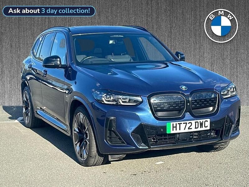 Blue Used 2023 BMW iX3 M Sport SUV | £30,239 (Fair price) - Image 1/4