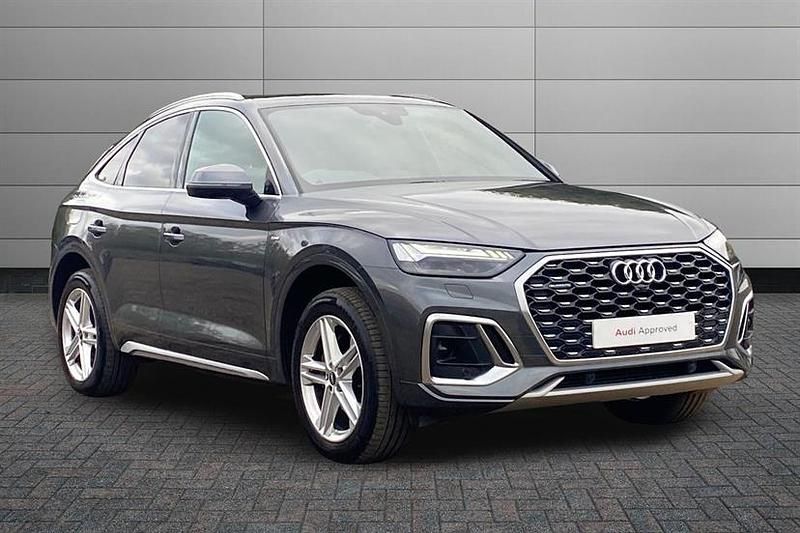 Daytona grey Used 2021 Audi Q5 S-Line SUV | £31,295 (Fair price) - Image 1/4