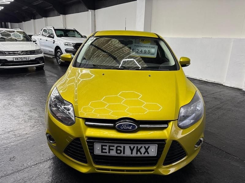 Used Ford Focus Titanium 2012 Yellow Hatchback