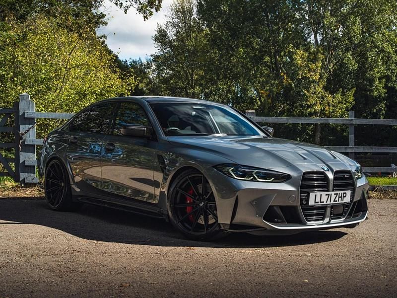 Grey Used 2021 BMW M3 Competition Edition Sedan | £56,950 (Fair price) - Image 1/4