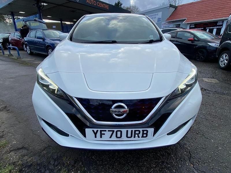 Used Nissan Leaf N-TEC 160 kW (218 HP) 2020 White Hatchback