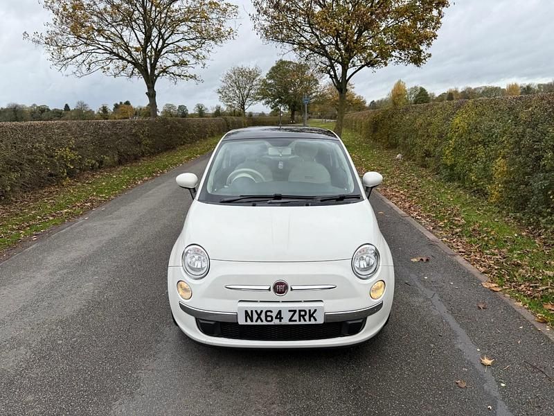 Used Fiat 500 Lounge 69 HP (50 kW) 2014 White Hatchback