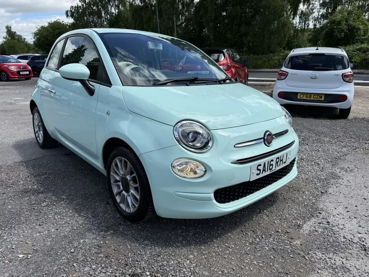 Used Fiat 500 Pop Star 69 HP (50 kW) 2016 Green Hatchback
