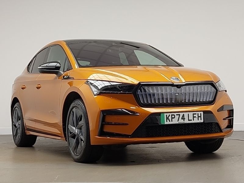 Used Skoda Enyaq iV vRS 250 kW (340 HP) 2024 Orange SUV