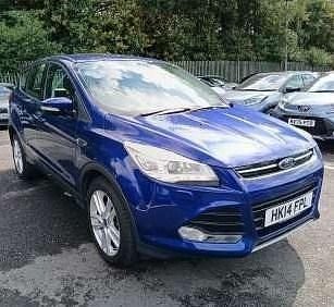 Impact blue pearl Used 2014 Ford Kuga Titanium X SUV | £7,775 (Good price) - Image 1/4