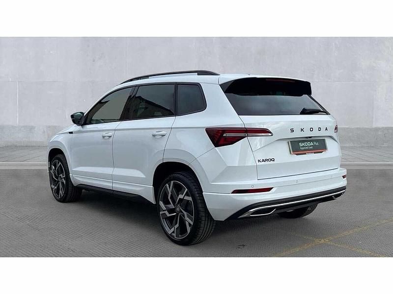 New Skoda Karoq SportLine 110 HP (80 kW) 2026 Moon white metallic SUV