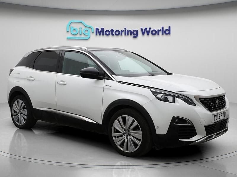 White Used 2019 Peugeot 3008 GT-line Hatchback | £10,700 (Fair price) - Image 1/4