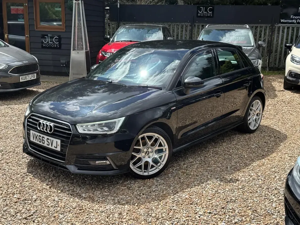 Used Audi A1 Sportback S-Line 125 HP (91 kW) 2016 Black Hatchback