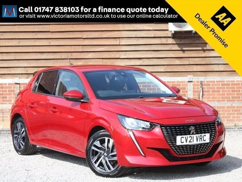 Red Used 2021 Peugeot 208 Allure Premium Hatchback | £14,495 (Fair price) - Image 1/4