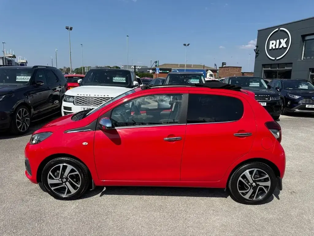 Used Peugeot 108 Allure Top 82 HP (60 kW) 2014 Red Hatchback