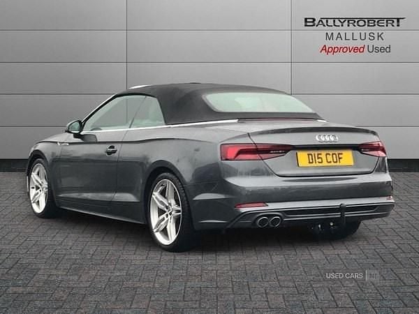 Used Audi A5 Cabriolet S-Line 190 HP (139 kW) 2019 Grey Cabriolet