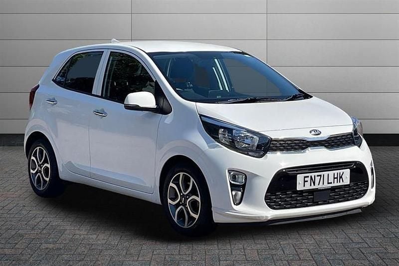Clear white Used 2021 Kia Picanto 2 Hatchback | £12,395 (Fair price) - Image 1/2