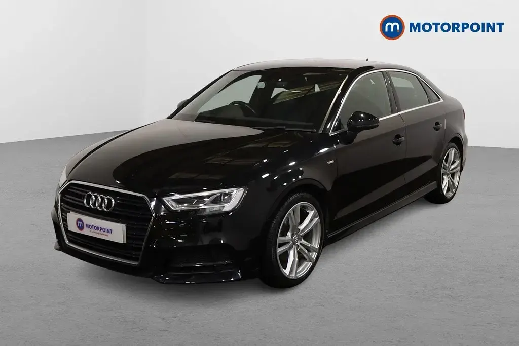 Usado Audi A3 S-Line 150 CV (110 kW) 2018 Negro Berlina