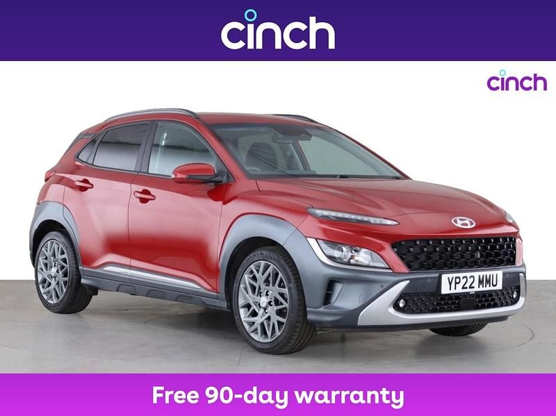 Red Used 2022 Hyundai Kona Premium SUV | £15,399 (Fair price) - Image 1/3