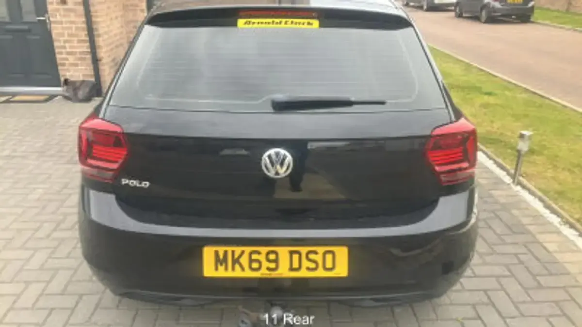 Used VW Polo SE 65 HP (47 kW) 2019 Black Hatchback