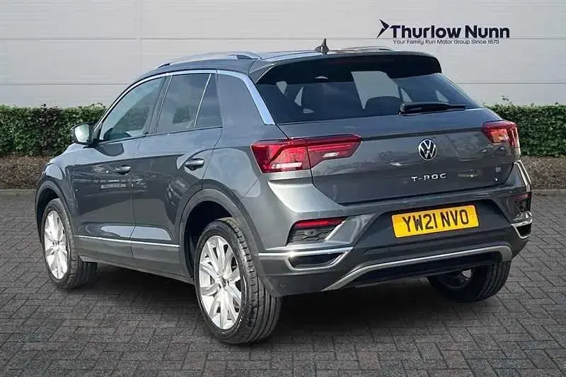 Usado VW T-Roc SEL 150 HP (110 kW) 2021 Cinzento SUV
