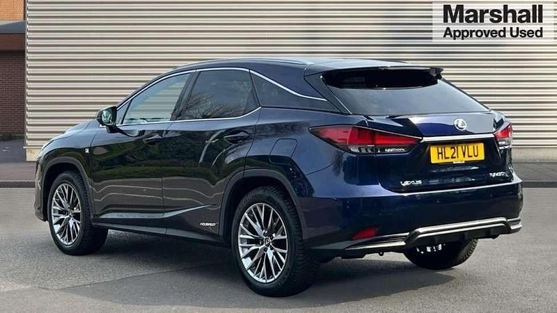 Used Lexus RX450h Sport Line 313 HP (230 kW) 2021 Blue SUV