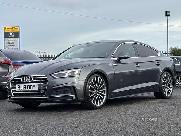 Grey Used 2019 Audi A5 S-Line Hatchback | £17,945 (Fair price) - Image 1/4