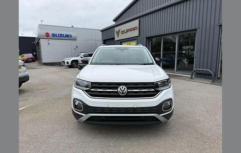 Used VW T-Cross Edition 115 HP (84 kW) 2019 White SUV