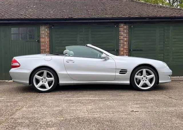Used Mercedes SL500 2008 Silver Cabriolet
