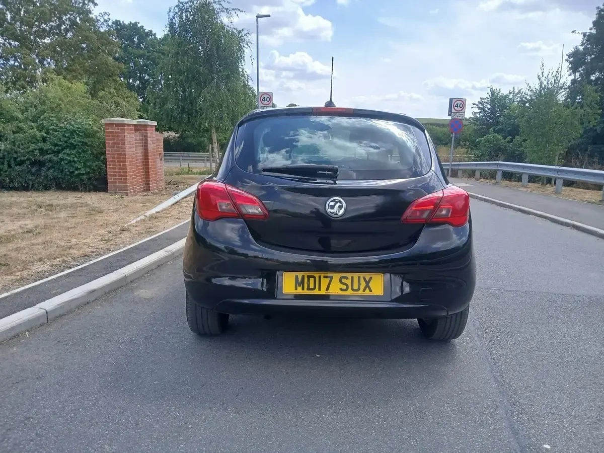 Used Vauxhall Corsa 75 HP (55 kW) 2017 Black Hatchback