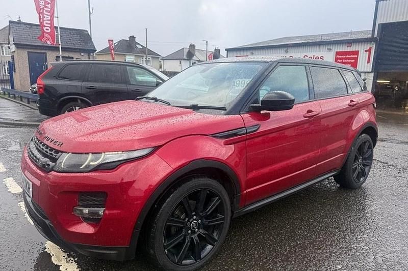 Used Land Rover Range Rover evoque Dynamic 190 HP (139 kW) 2014 Red SUV