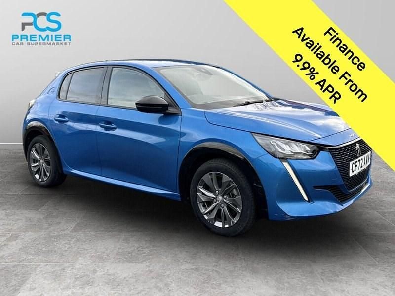 Used Peugeot e-208 Allure+ 100 kW (136 HP) 2022 Blue Hatchback