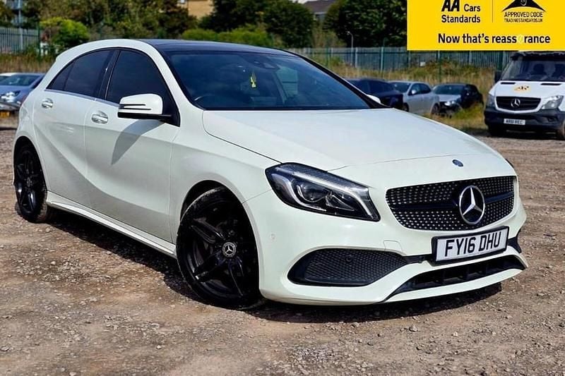 White Used 2016 Mercedes A200 AMG Line Premium Plus Hatchback | £10,688 (Fair price) - Image 1/1