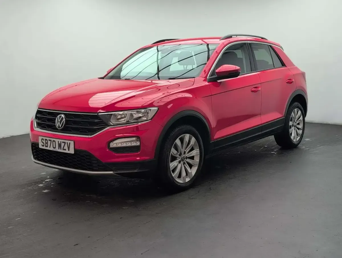 Used VW T-Roc SE 150 HP (110 kW) 2021 Red SUV