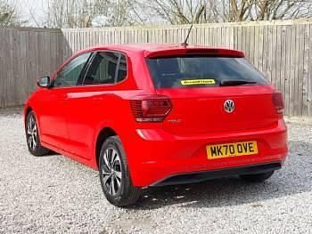Used VW Polo Match 80 HP (58 kW) 2020 Red Hatchback