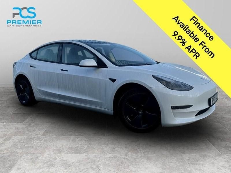 Used Tesla Model 3 Long Range AWD 366 kW (498 HP) 2022 White Sedan
