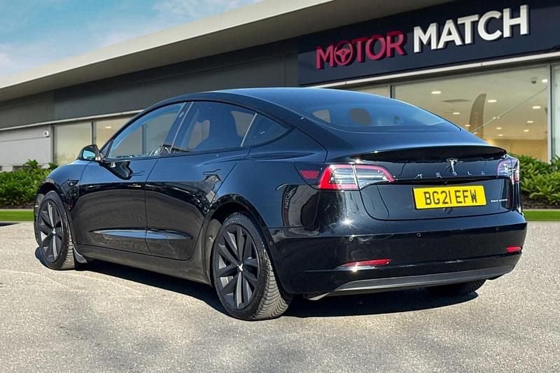 Used Tesla Model 3 Long Range AWD 77 kW (106 HP) 2021 Black Sedan