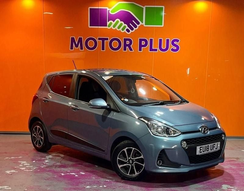 Used Hyundai i10 Premium 66 HP (48 kW) 2018 Blue Hatchback