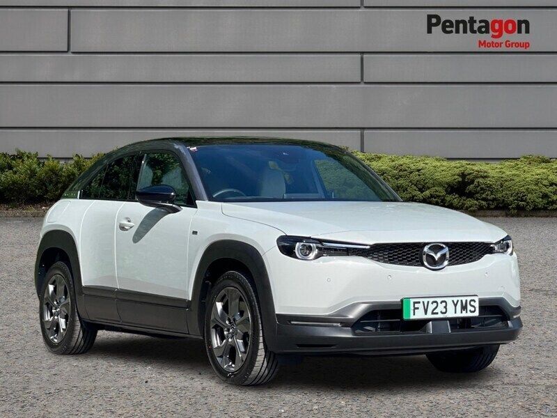 Ceramic white Used 2023 Mazda MX30 Makoto SUV | £13,950 (Fair price) - Image 1/3