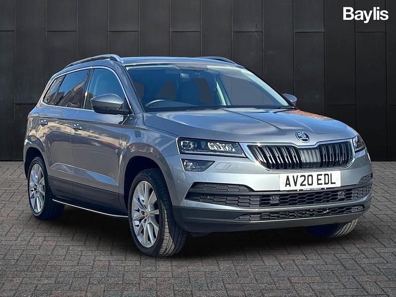 Grey Used 2020 Skoda Karoq SE L SUV | £17,495 (Fair price) - Image 1/3