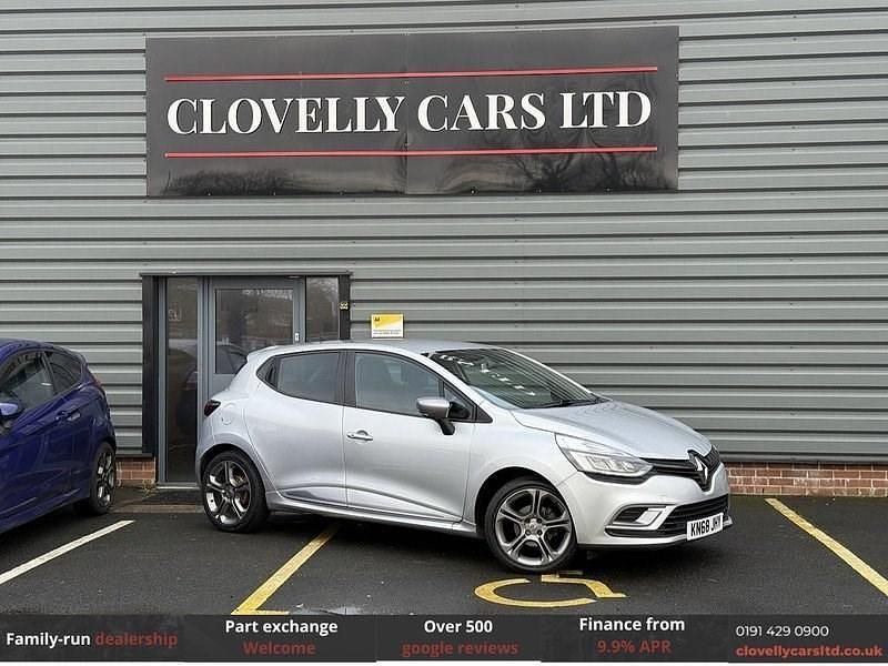 Used Renault Clio IV GT-Line 90 HP (66 kW) 2018 Silver Hatchback