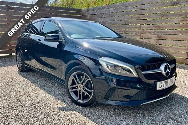 Black Used 2018 Mercedes A200 Sport Edition Hatchback | £11,495 (Good price) - Image 1/4