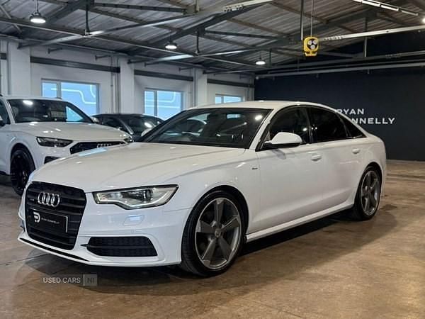 Used Audi A6 Black Edition 204 HP (150 kW) 2015 White Sedan