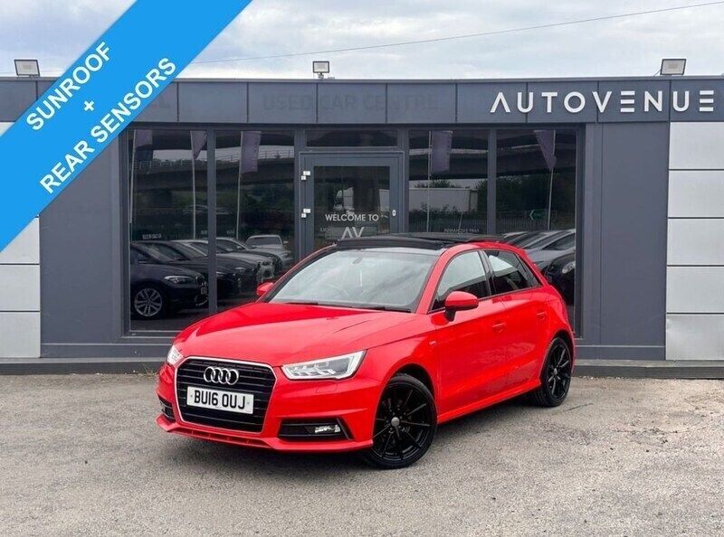 Red Used 2016 Audi A1 Sportback S-Line Hatchback | £11,190 (Fair price) - Image 1/4