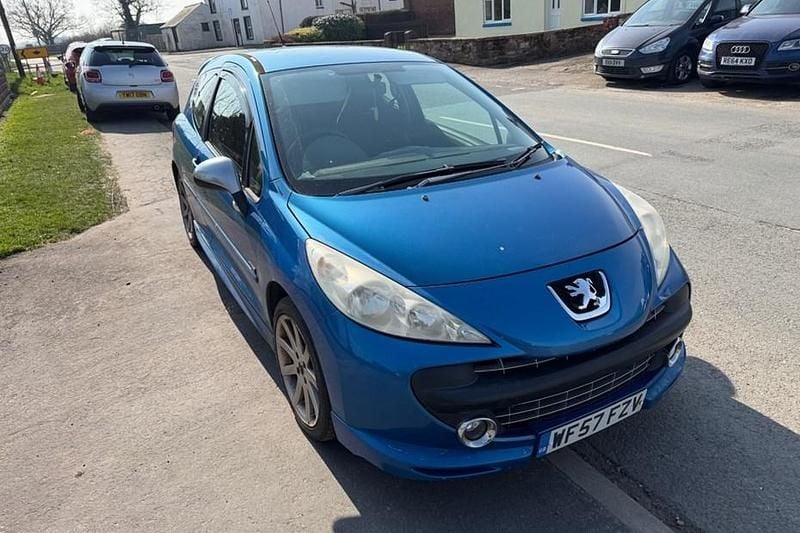 Used Peugeot 207 GTi 175 HP (128 kW) 2007 Blue Hatchback