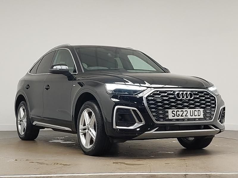 Black Used 2022 Audi Q5 S-Line SUV | £33,398 (A bit pricey) - Image 1/4
