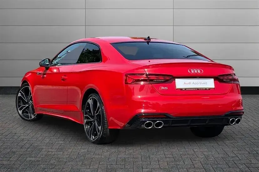 Used Audi A5 Comfort 341 HP (250 kW) 2021 Tango red Coupe