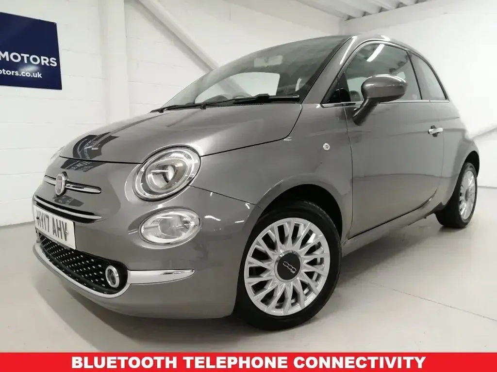 Used Fiat 500 Lounge 85 HP (62 kW) 2017 Grey Hatchback